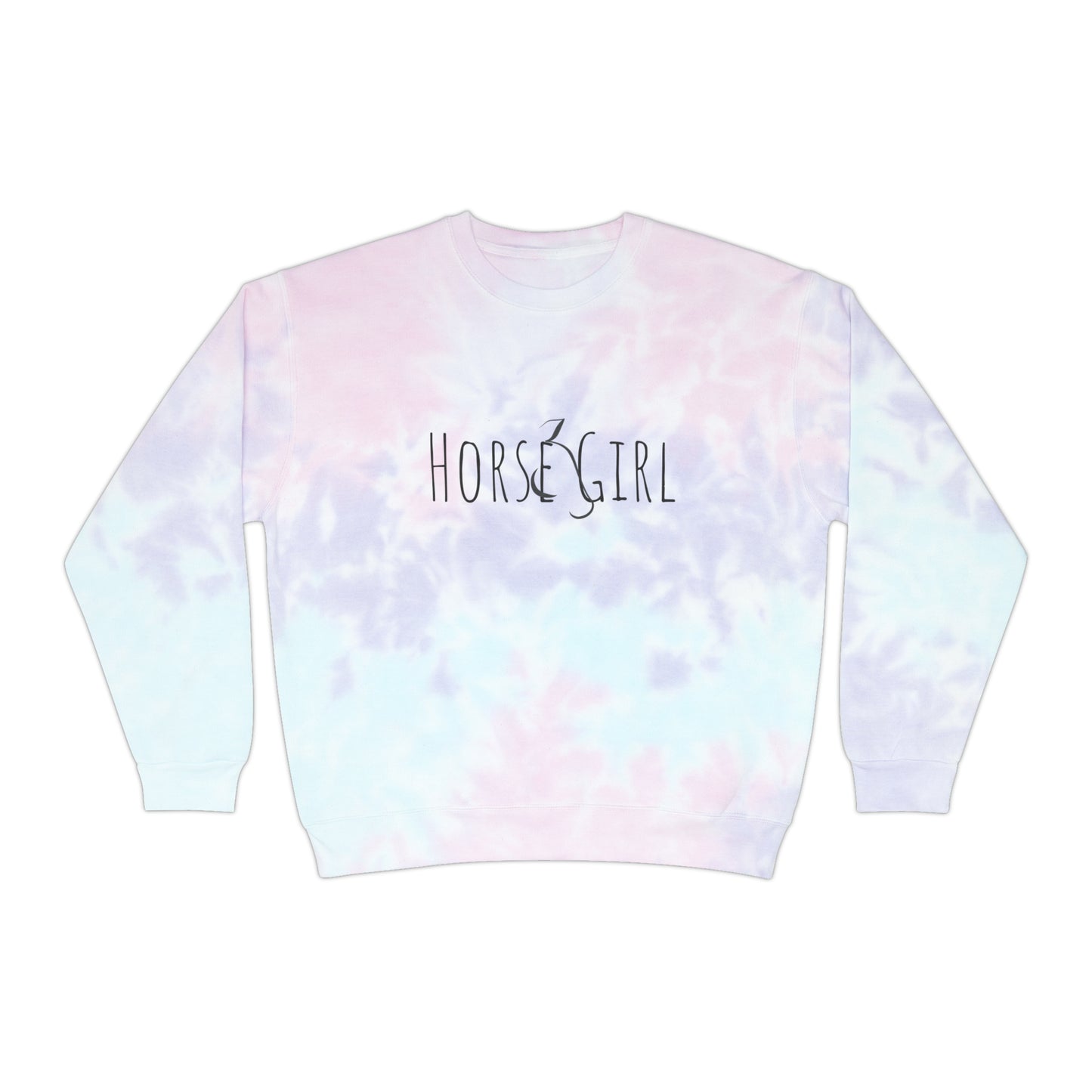 Horse Girl Tie-Dye Sweatshirt