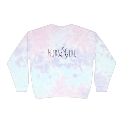 Horse Girl Tie-Dye Sweatshirt