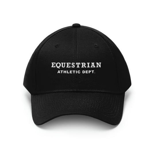 Equestrian Dept. Cap - White Embroidery