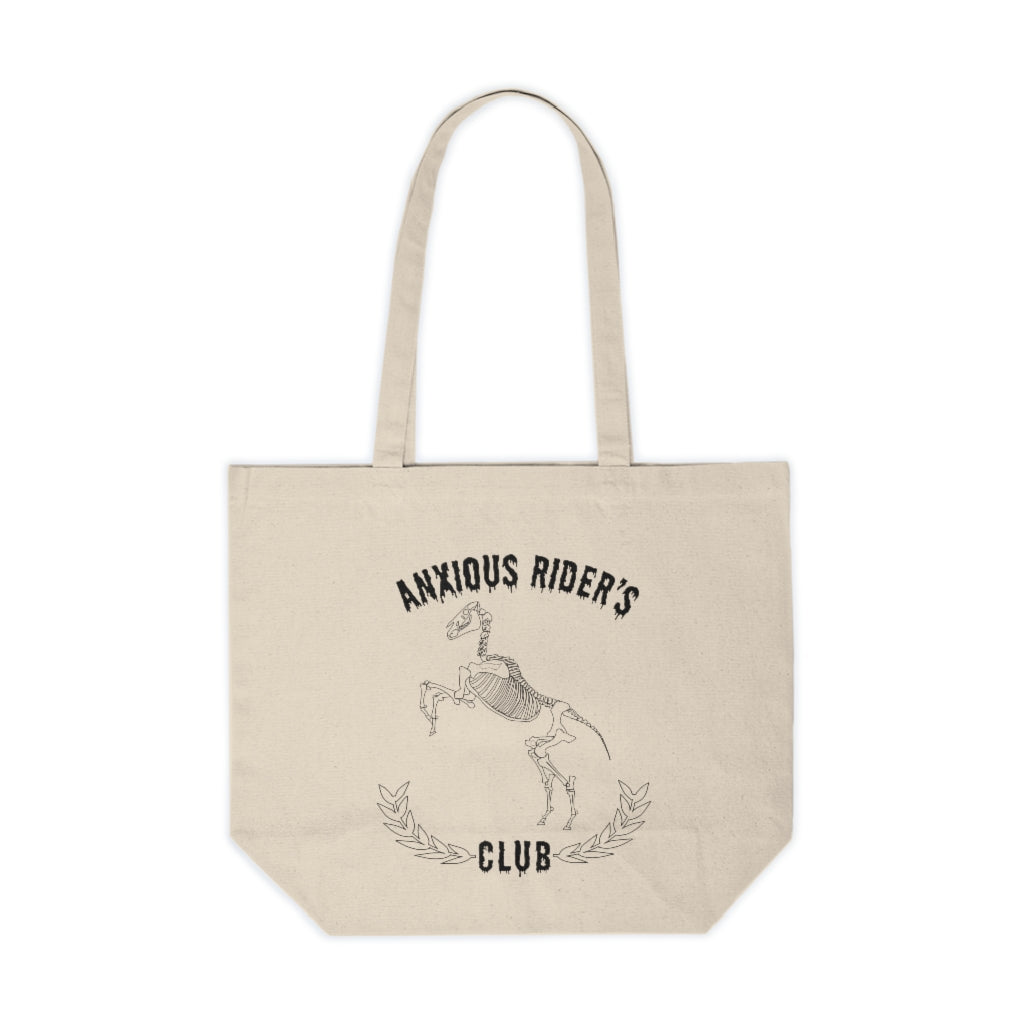 Anxious Rider's Club ~ Canvas Shopping Tote